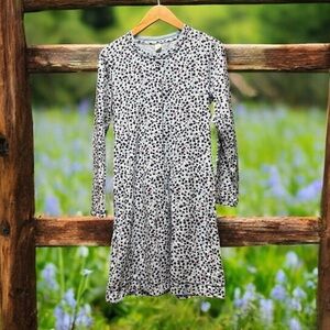 CALIDA blue berry long sleeve night shirt size Small